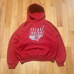 Gildan Heavy Blend Red Hoodie